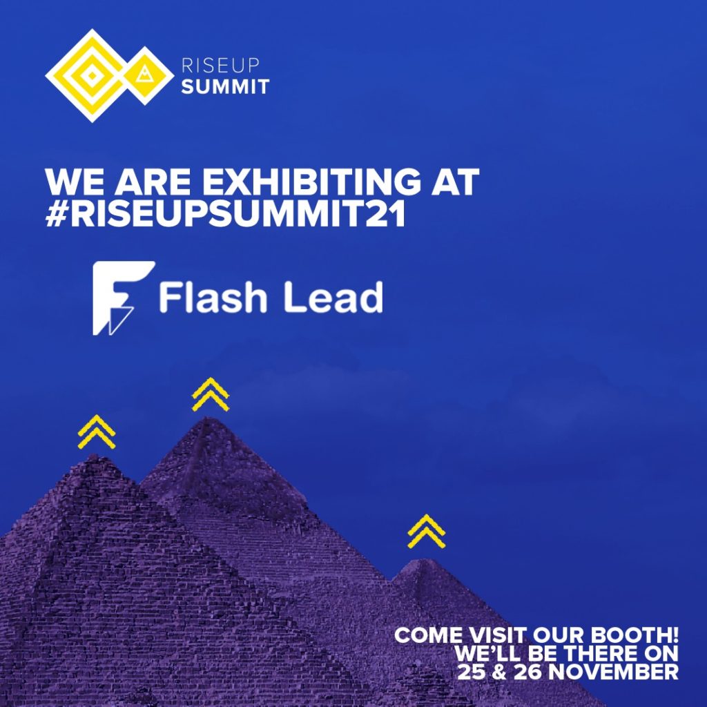 Rise Up Summit is an event that Flash lead participates in during the period 25 & 26 November.