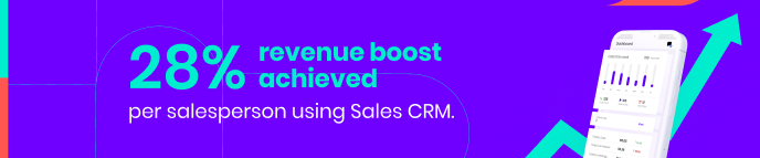 CRM turned out to be a crucial solution for any business, as it boosts revenue 28% per salesperson